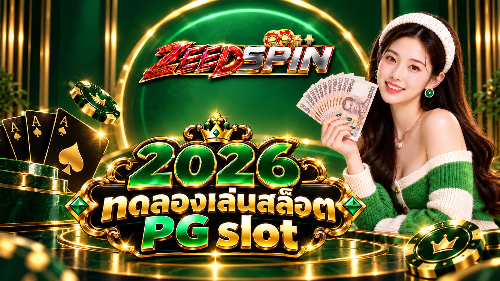 Zeedspin สล็อตเว็บตรง 2026 ทดลองเล่นสล็อต PG slot สล็อตวอเลท